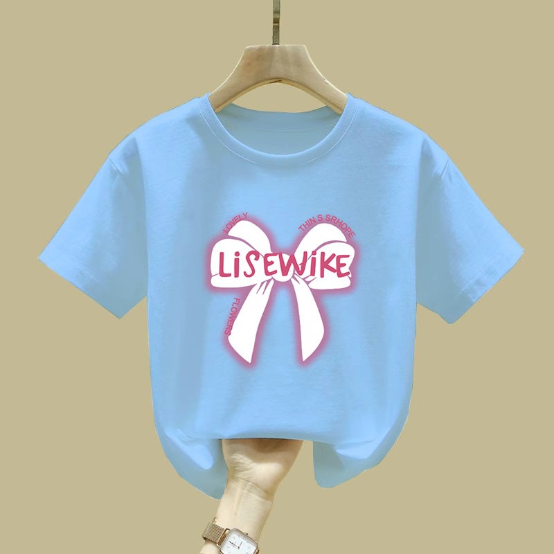 2413#100 Cotton Boys Short-Sleeved Baby T-Shirt 2025 Children'S Loose Middle And Big Children'S Half-Sleeved Tide - Image 4