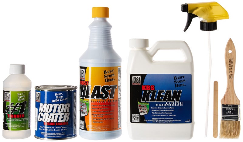 KBS Coatings 58003 Aluminum Motor Coater Engine Paint Kit - Image 5