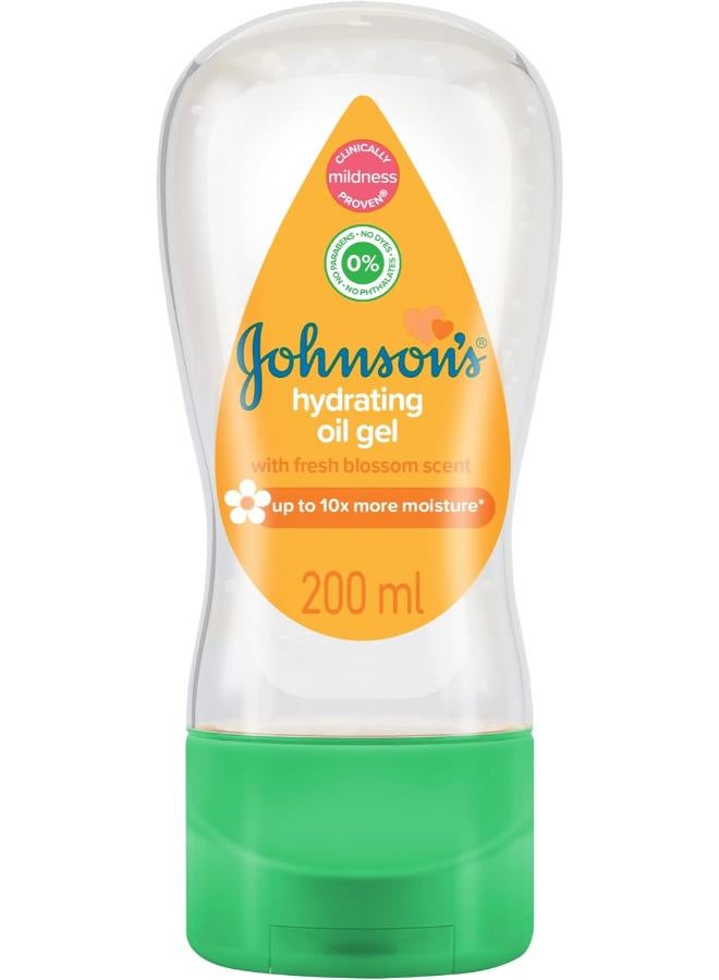 Johnson's Baby Hydrating Oil Gel With Fresh Blossom Scent 200Ml - Image 1