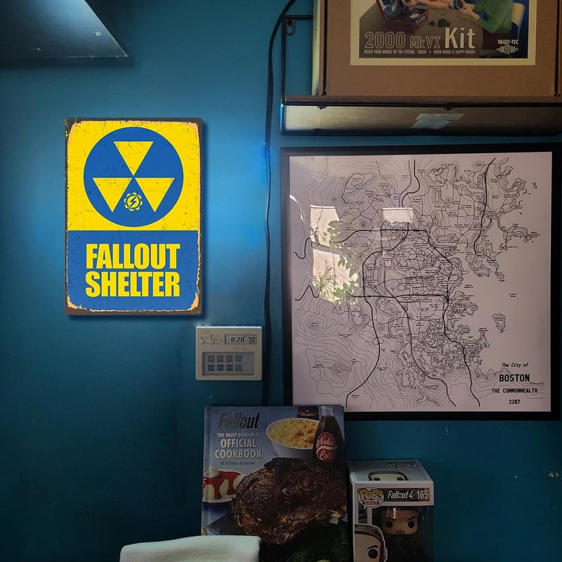 Flinelife Fallout Shelter Sign - 12 x 8 Metal Decor - Image 3