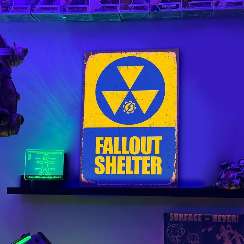 Flinelife Fallout Shelter Sign - 12 x 8 Metal Decor - Image 4