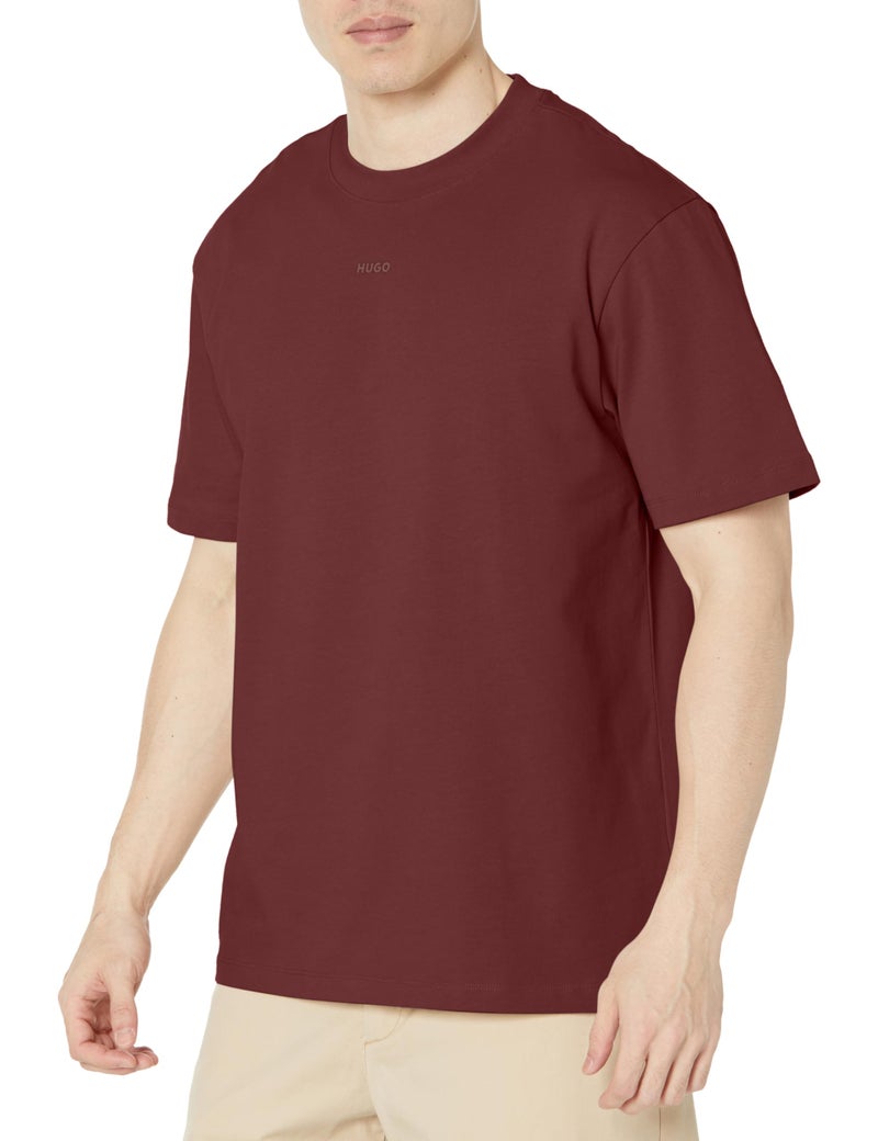 HUGO Small Center Logo Jersey Short Sleeve TShirt