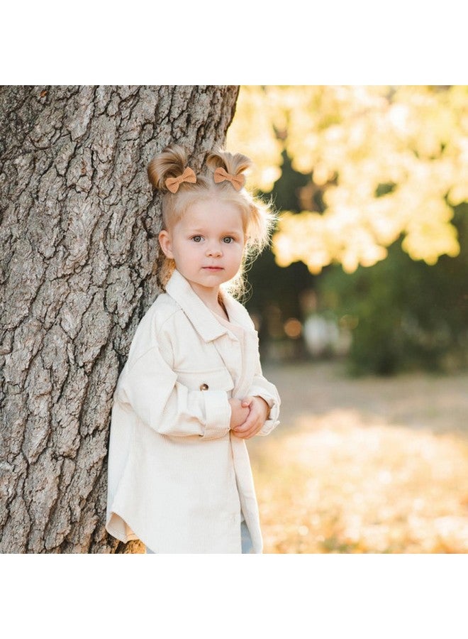 ACO-UINT Baby Toddler Hair Ties, 30 Pack Bow Hair Ties Soft Elastic No Damage Samll Ponytail Holders Hair Accessories for Girls Kids Infant - Image 5