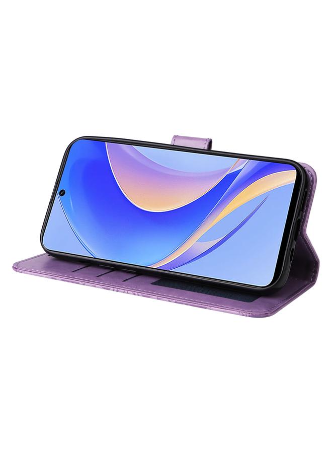 Zaboon Case For Huawei nova Y90 / Enjoy 50 Pro Embossed Sunflower Leather Phone Case - Image 5