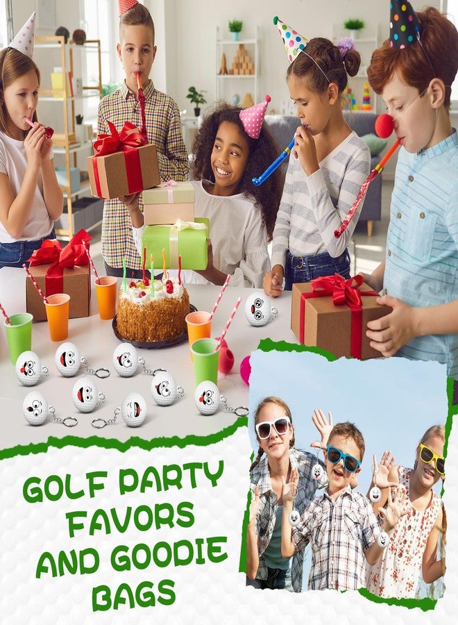 Arrowbash 30 قطعة من هدايا حفلات الجولف، لوازم حفلات رياضية للأولاد والبنات، كرات صغيرة مضحكة لتخفيف التوتر، كرات تخفيف لطيفة لمحبي الجولف، جوائز الفريق، هدايا رياضية لتخفيف القلق - Image 4