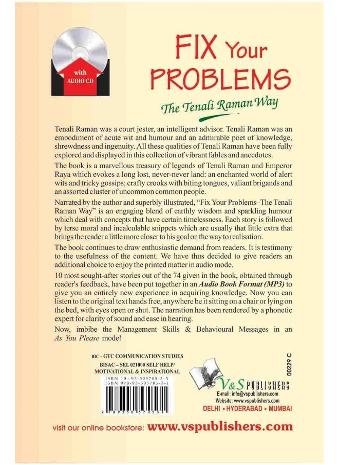 null - Fix Your Problems - the Tenali Raman Way with Audio CD: Seek Solutions To Social, Personal and Family Problems the Tenali Raman Way - Image 1