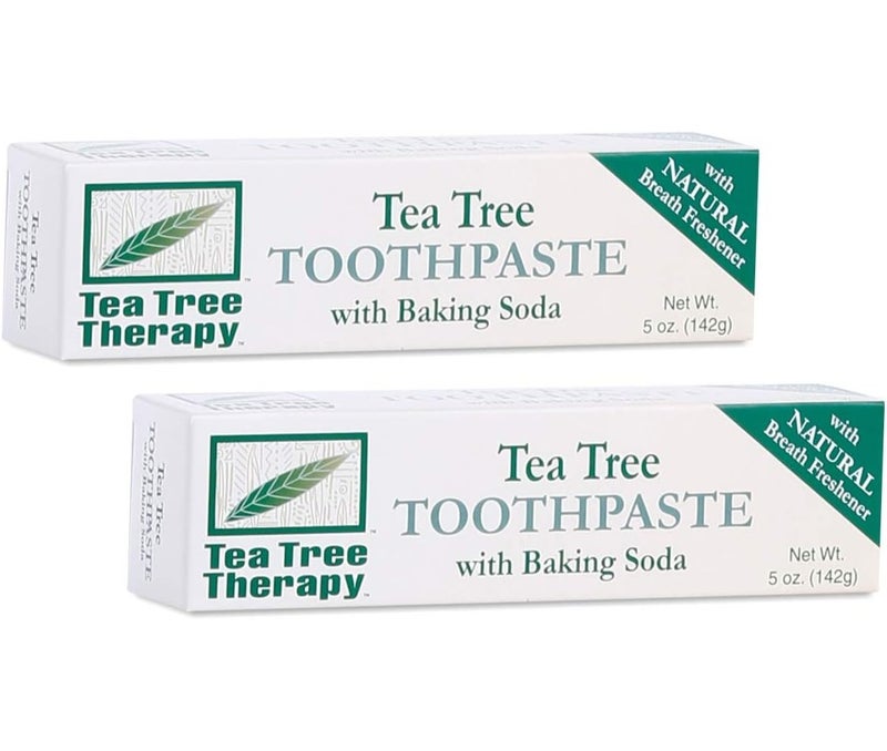 Tea Tree Therapy Toothpaste with Baking Soda 5 Oz (Pack of 2)