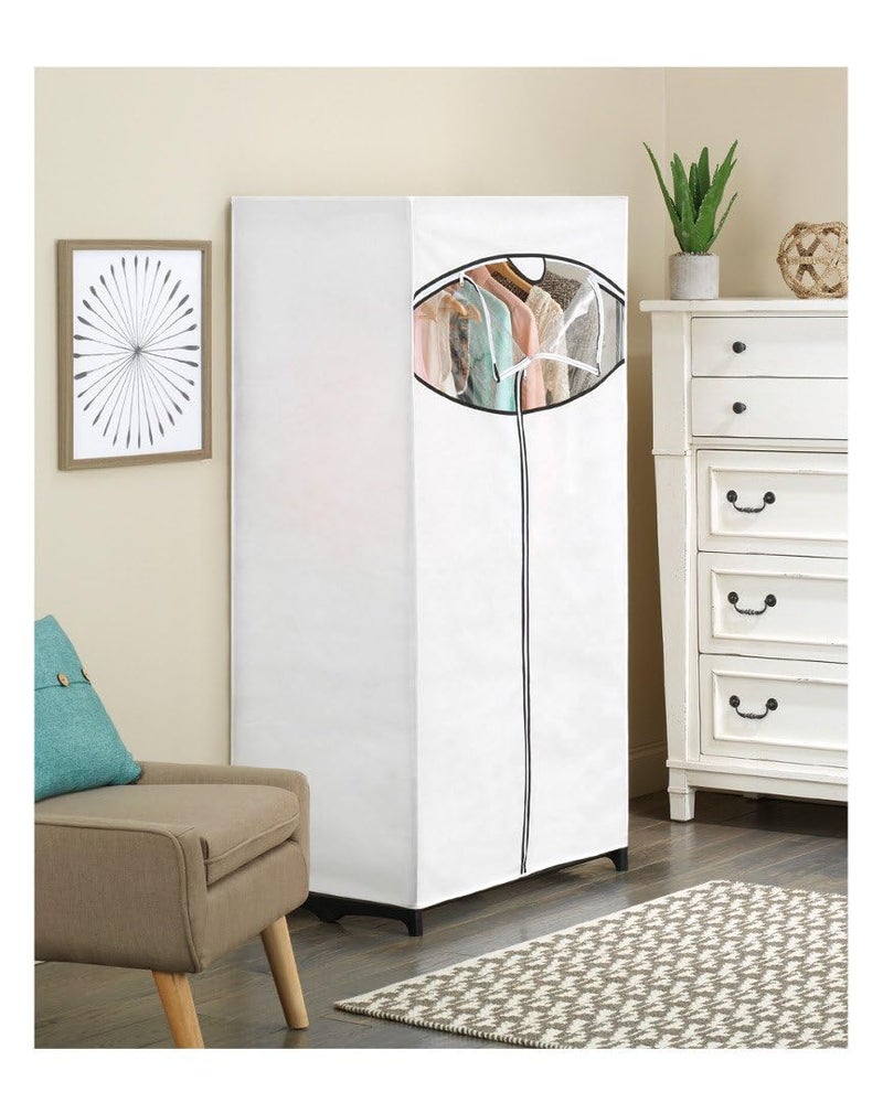 Whitmor White, Clothes Closet Fabric Cover, 36" - Image 3