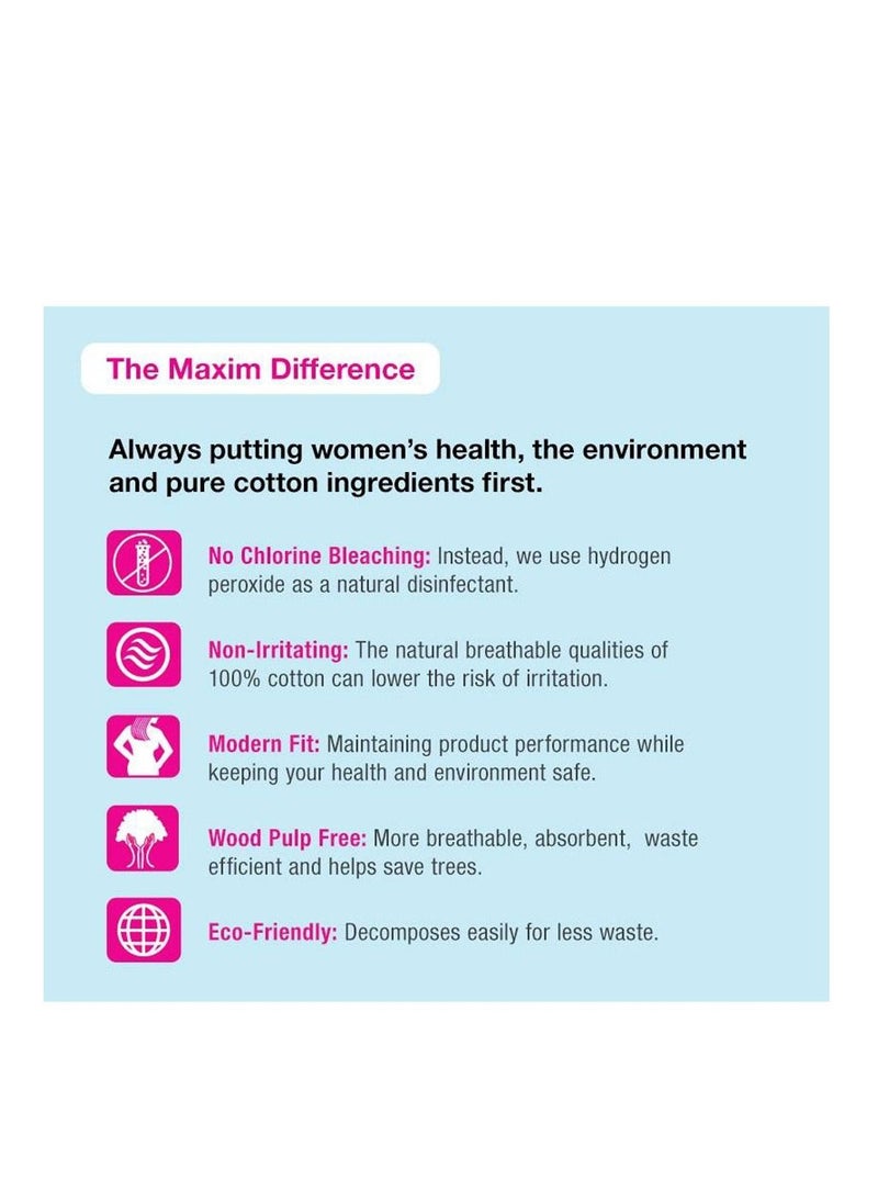 Maxim Hygiene Products Natural Ultra Thin Winged Pads,Super, 10ct  - Image 2