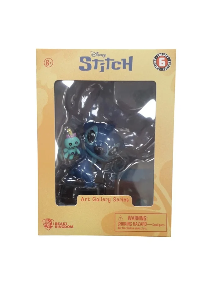 ديزني Lilo And Stitch Art Gallery Figure Series| Collectible Figure | Display Figure | Perfect Gift for Collectors and Kids - Stitch The Scrump Thrower