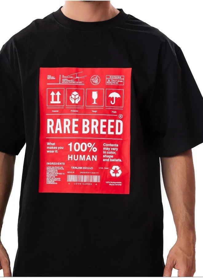 تنجيم سكواد تيشيرت تانجيم سكواد أسود 100% هيومان