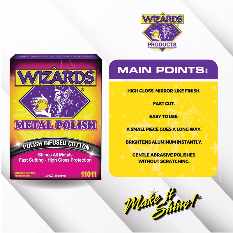 Wizards Metal Polish_Silver, Brass, Stainless & Aluminum Car Care 3oz-wt_11011 - Image 4