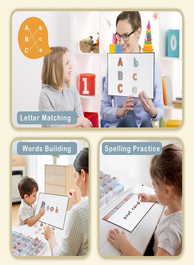 Joyreal Magnetic Alphabet Letters with Magnet Board, Neutral Magnetic Letters for Fridge & Classroom, Foam ABC Magnets for Toddlers Learning, Preschool Educational Toys Gift - Image 3
