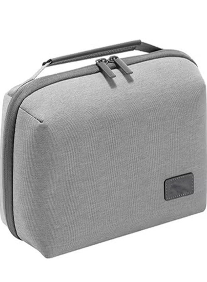 Gray Digital Storage Bag – Electronic Organizer, Waterproof, for Cables, Hard Drive