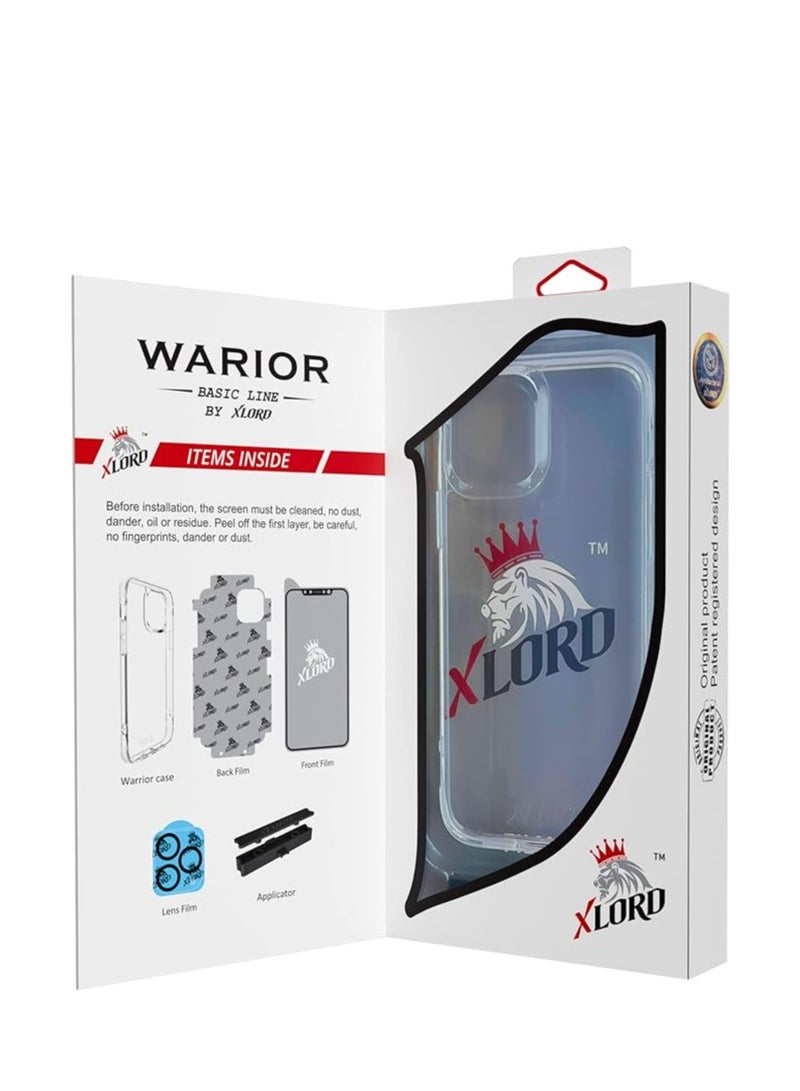 إكسلورد طقم حماية كامل XLORD Warrior لآيفون 11 برو ماكس – جراب + اسكرينة أمامية + اسكرينة ضهر + حماية عدسة + أداة تركيب – بتقنية امتصاص الصدمات - Image 3