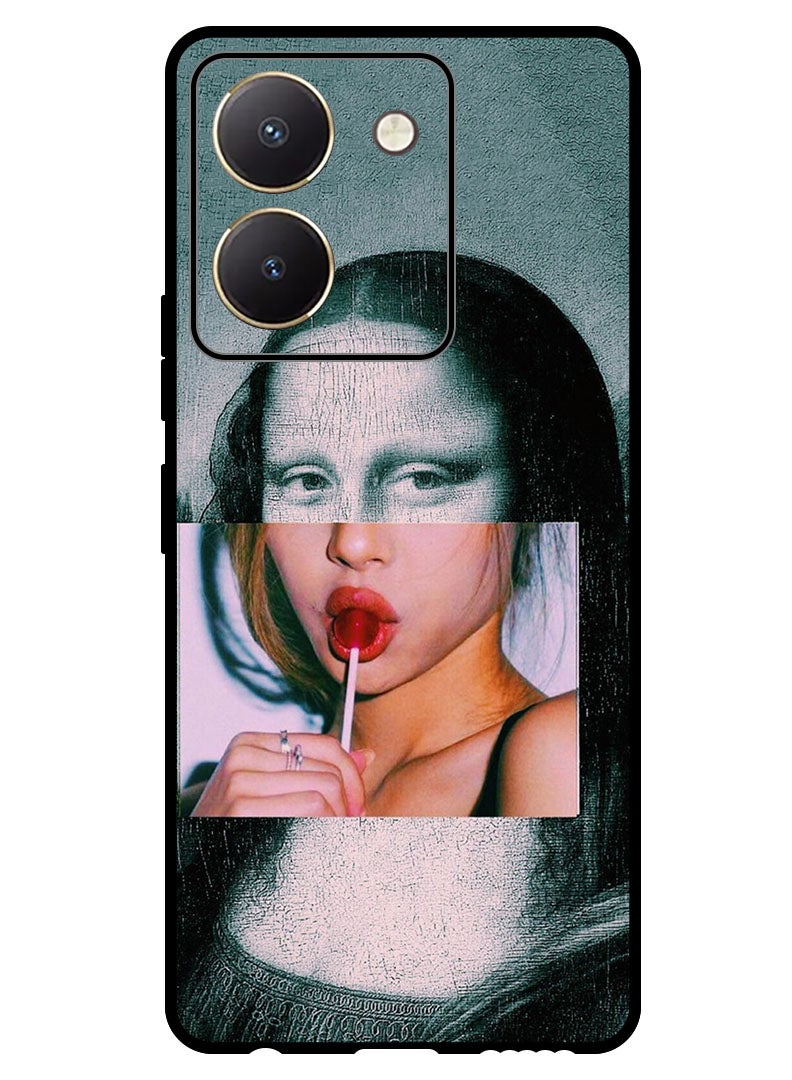 Theodor Protective Case Anti Scratch Shock Proof Bumper Cover For Vivo Y27s Mona Lisa 2 - Image 1