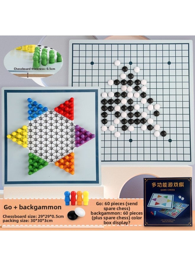 لعبة الداما للأطفال، الشطرنج الطائر، لعبة الشطرنج جو بانج، صندوق هدايا، لعبة شطرنج متعددة الوظائف، ألعاب خشبية