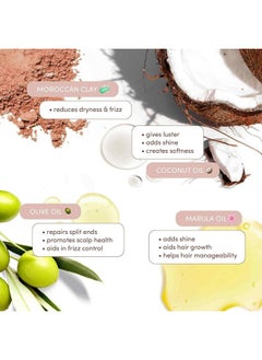 Mizani Mizani True Textures Moroccan Clay Steam Mask | Deeply Conditions & Nourishes | with Coconut Oil | for Curly Hair | 16.9 Fl Oz  - Image 4