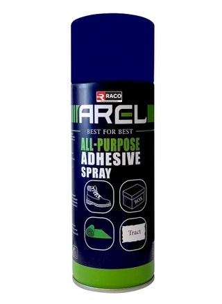 RACO Arel All-Purpose Adhesive Spray, Strong Bonding for Paper, Fabric, Wood, Plastic, and More | Multipurpose, Fast-Drying, Easy Application, 450ml - pzsku/ZA3BBFC7B726CD311C8A6Z/45/_/1737038374/a02d7091-e967-427e-ad0c-f8dd18c2b090