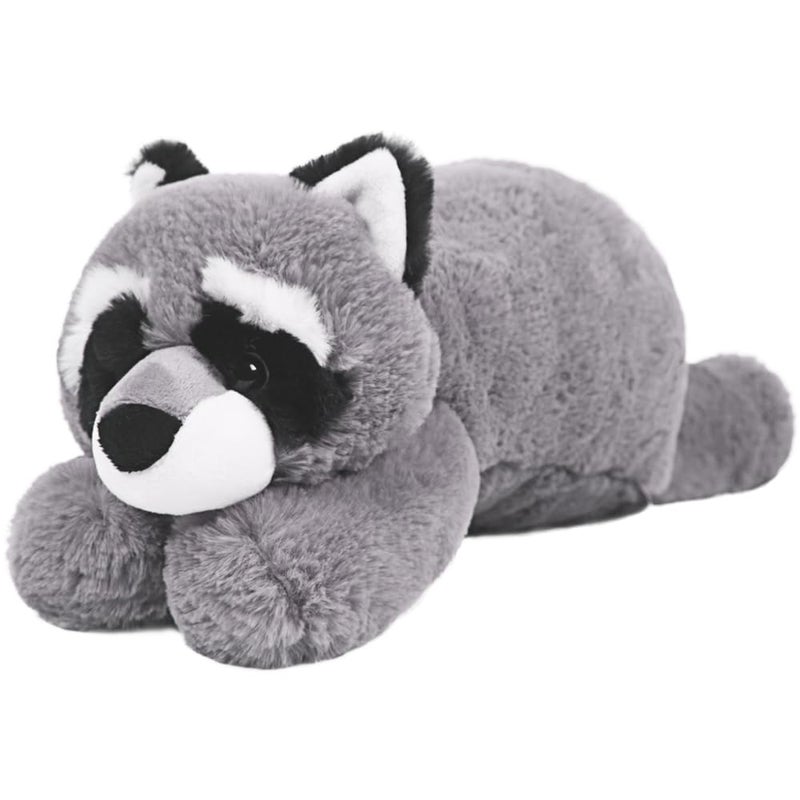 ARELUX Soft 22in Raccoon Stuffed Animals Raccoon Plush Cute Cuddly Body Pillow Hug Sleeping Fluffy Wild Animal Toys Bed Decor Plushie Doll Friends Family Member - Image 3
