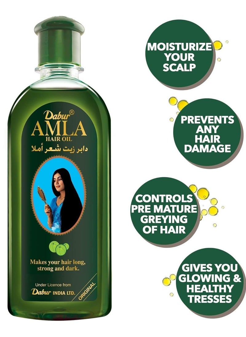Dabur - Dabur Amla Hair Oil With Pure Amla Natural Extracts - 270 Ml - Image 1