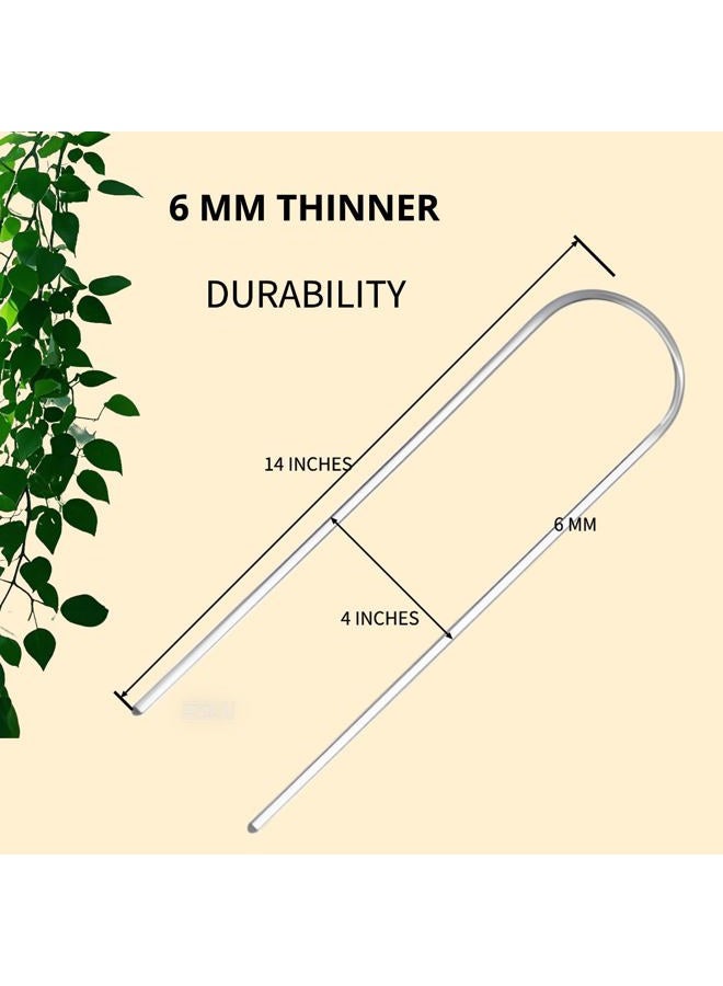 CHOUYUHE 2 Pack U-Shaped Clear Acrylic Plant Supports - 14 inches Indoor/Outdoor Climbing Vine Trellis for Potted Plants, Ideal for Ivy & Tropical Houseplants,Plant Support Hoya Trellis - Image 2