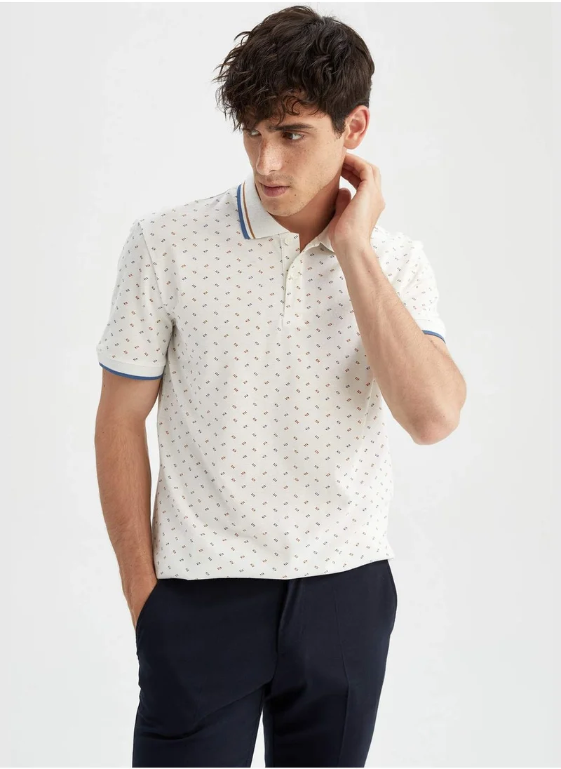 ديفاكتو Slim Fit Short Sleeve T-Shirt