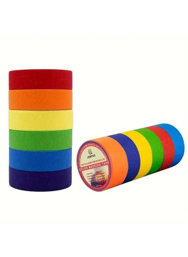 Orange Masking Tape 1pc for Arts Crafts Labeling Coding Painters Tape Art Supplies - Image 3