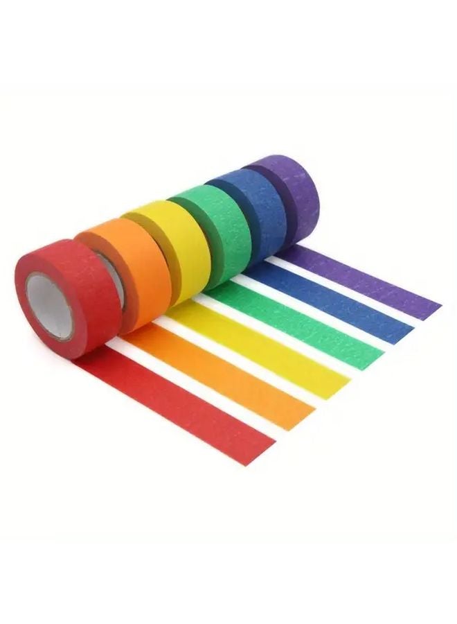 Orange Masking Tape 1pc for Arts Crafts Labeling Coding Painters Tape Art Supplies - Image 1