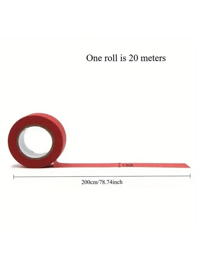 Orange Masking Tape 1pc for Arts Crafts Labeling Coding Painters Tape Art Supplies - Image 4