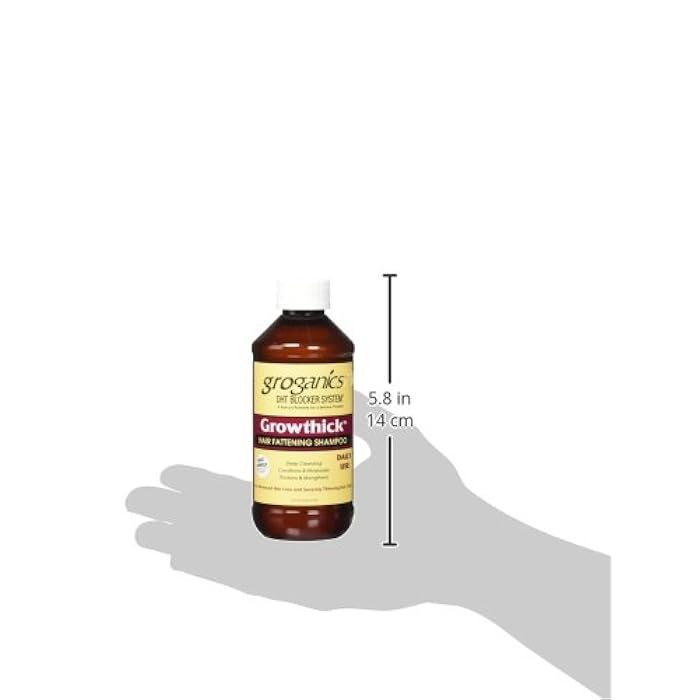 Groganics شامبو غروغانكس لزيادة كثافة الشعر، 8 أونصة - Image 2