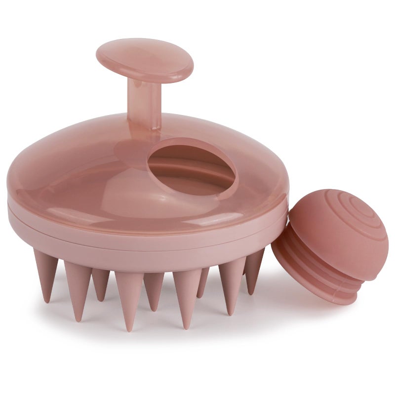 BTYMS Hair Scalp Scrubber Shampoo Brush with Dispenser, Silicone Scalp Massager Exfoliating Brush for Dandruff Removal - Image 1