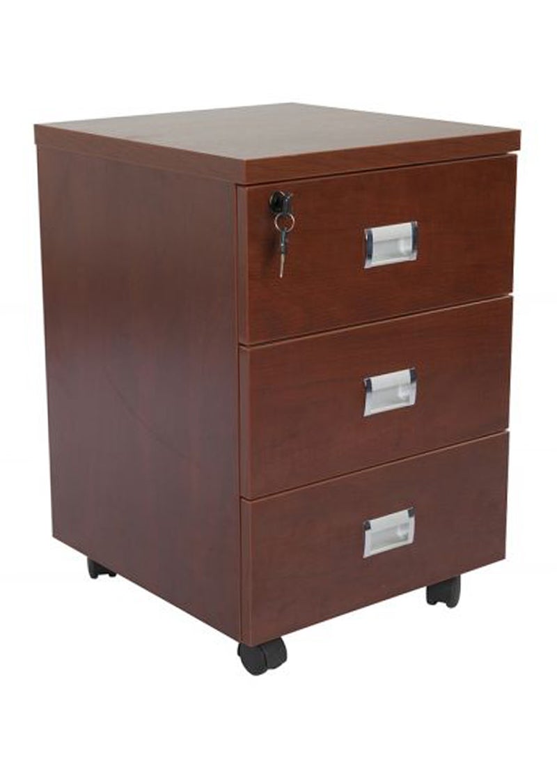 Mahmayi Stazion 3 Drawer Mobile Storage Unit Apple Cherry  - Image 3