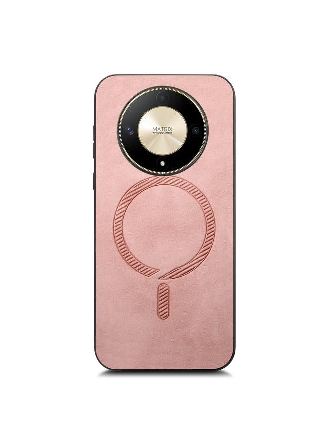 erorex Case For Honor X9b / Magic6 Lite 5G Retro Magsafe Magnetic PU Back Cover Phone Case - Image 3