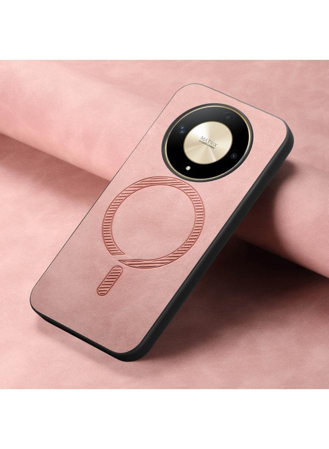 erorex Case For Honor X9b / Magic6 Lite 5G Retro Magsafe Magnetic PU Back Cover Phone Case - Image 2