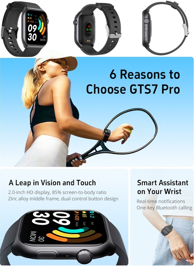 Zeblaze Voice Calling Smartwatch 2.03 HD Color Display Health and Fitness Tracking Smart Watch for Men Women  - Image 3