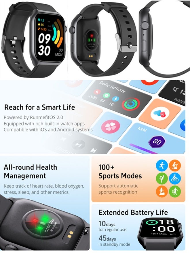 Zeblaze Voice Calling Smartwatch 2.03 HD Color Display Health and Fitness Tracking Smart Watch for Men Women  - Image 4