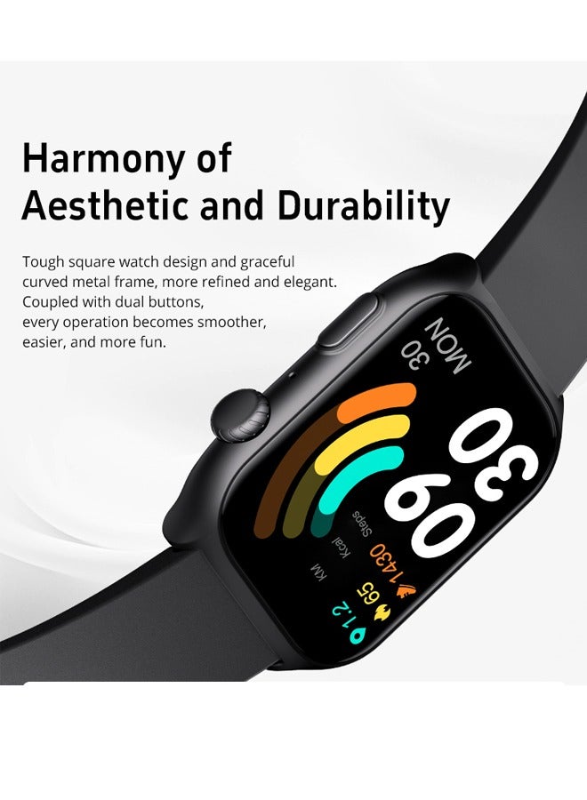 Voice Calling Smartwatch 2.03 HD Color Display Health and Fitness Tracking Smart Watch for Men Women