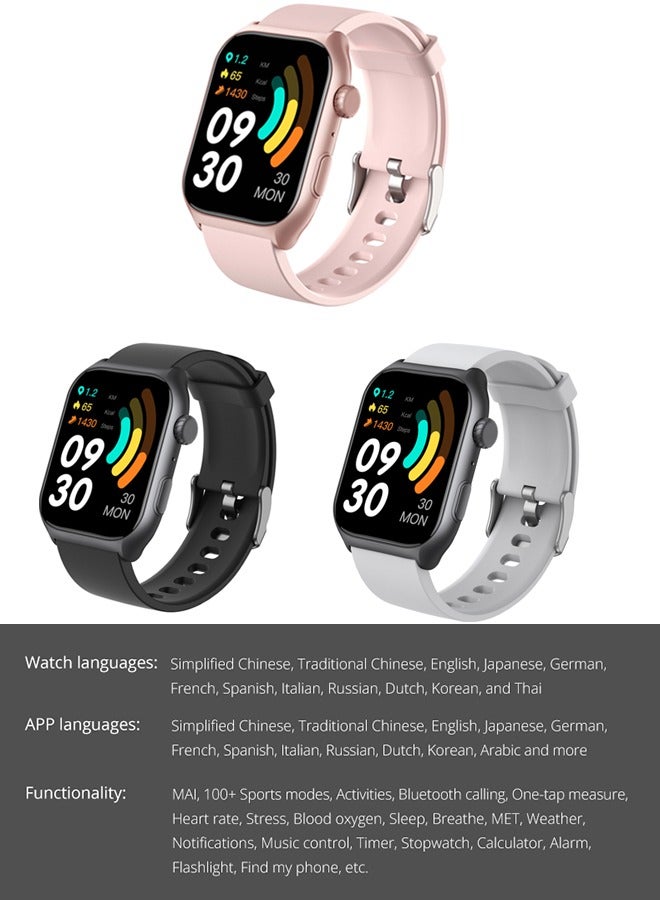 Voice Calling Smartwatch 2.03 HD Color Display Health and Fitness Tracking Smart Watch for Men Women