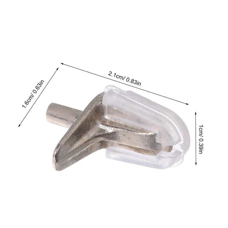 100 Plastic Cabinet Shelf Support Pegs Cylindrical Book Shelf Pins White - Image 3