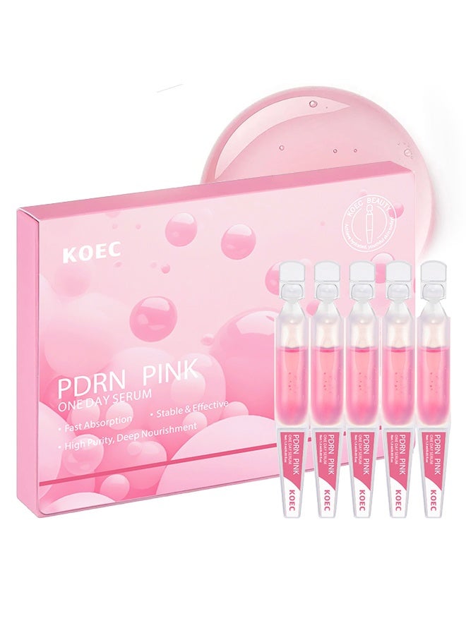 ك أو إي سي مصل اليوم الواحد الوردي pdrn ، حمض نووي السلمون ، أمبولة PDRN ، الكولاجين ، الجلوتاثيون ، حمض الهيالورونيك - إشراق البشرة ، سريع الامتصاص 10 قوارير - 1 عبوة - Image 1