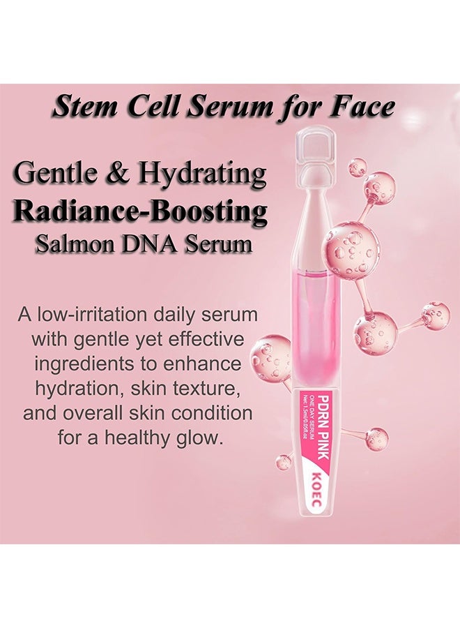 ك أو إي سي مصل اليوم الواحد الوردي pdrn ، حمض نووي السلمون ، أمبولة PDRN ، الكولاجين ، الجلوتاثيون ، حمض الهيالورونيك - إشراق البشرة ، سريع الامتصاص 10 قوارير - 1 عبوة - Image 3