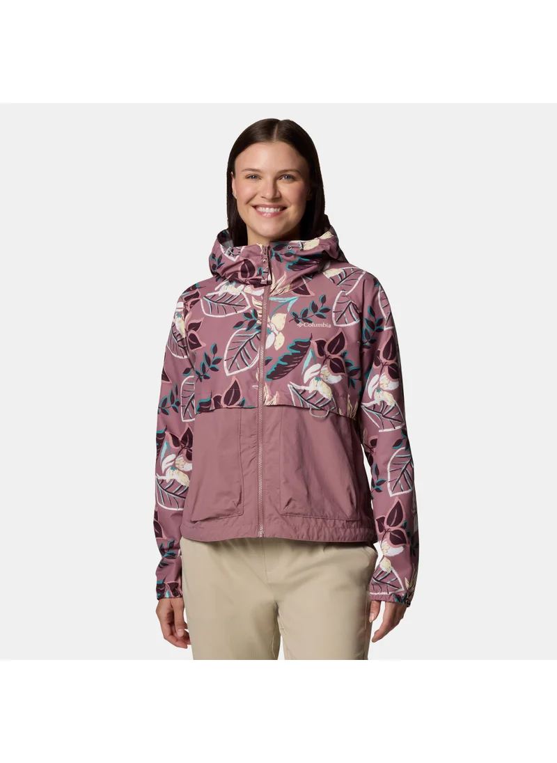 Columbia Women's Spire Valley Full-Zip Windbreaker Hoodie