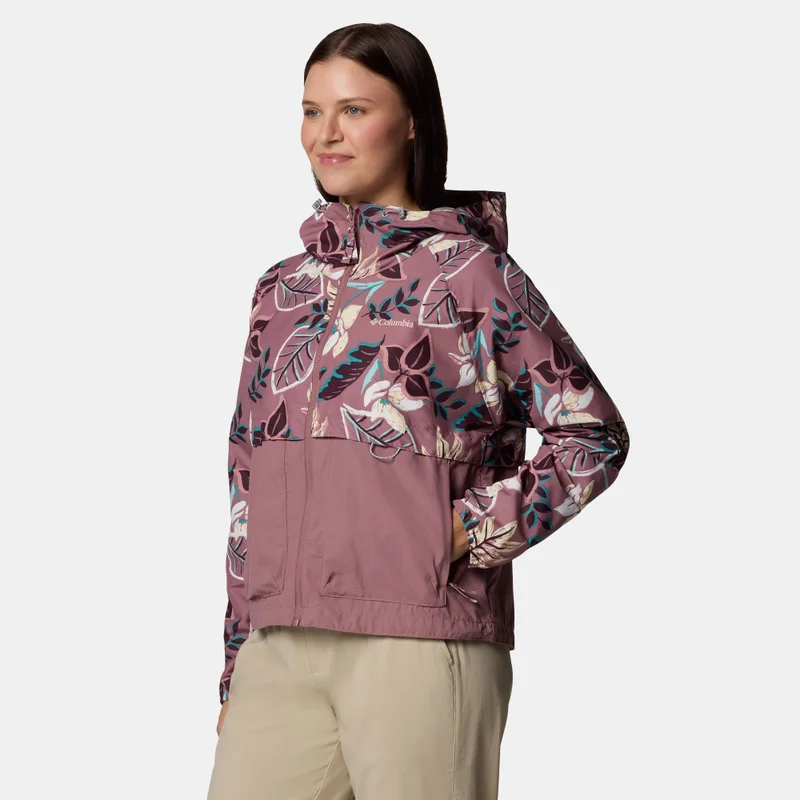 Columbia Women's Spire Valley Full-Zip Windbreaker Hoodie