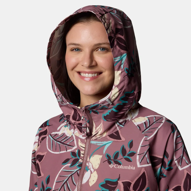 Columbia Women's Spire Valley Full-Zip Windbreaker Hoodie