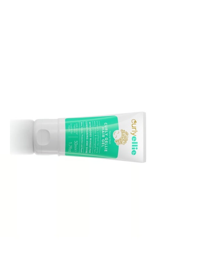 CurlyEllie Natural Hold Curly Gellie Hair Gel 50ml - Image 2