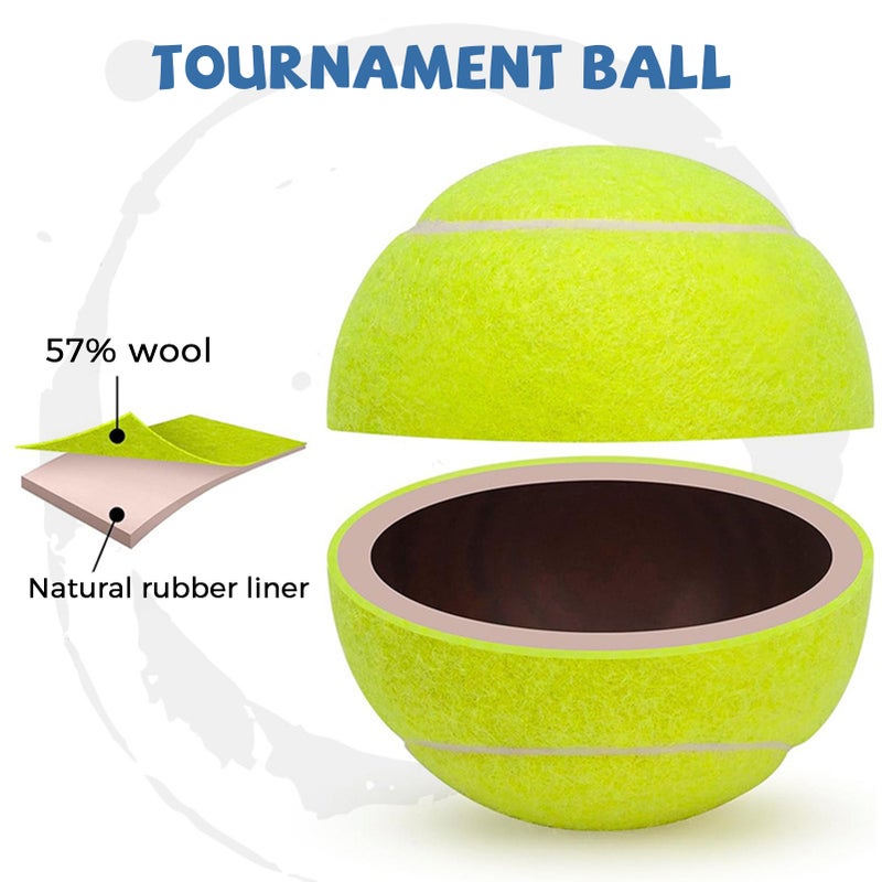 3pcs Paddle Tennis Balls High Bounce Tennis Balls for Tennis Tournaments - Image 2