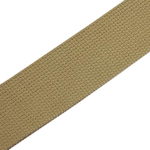 Levy's Leathers Signature Cotton Series 2" Guitar Strap with Tri-Glide Adjustment; Tan (MSSC8-TAN) - Image 3