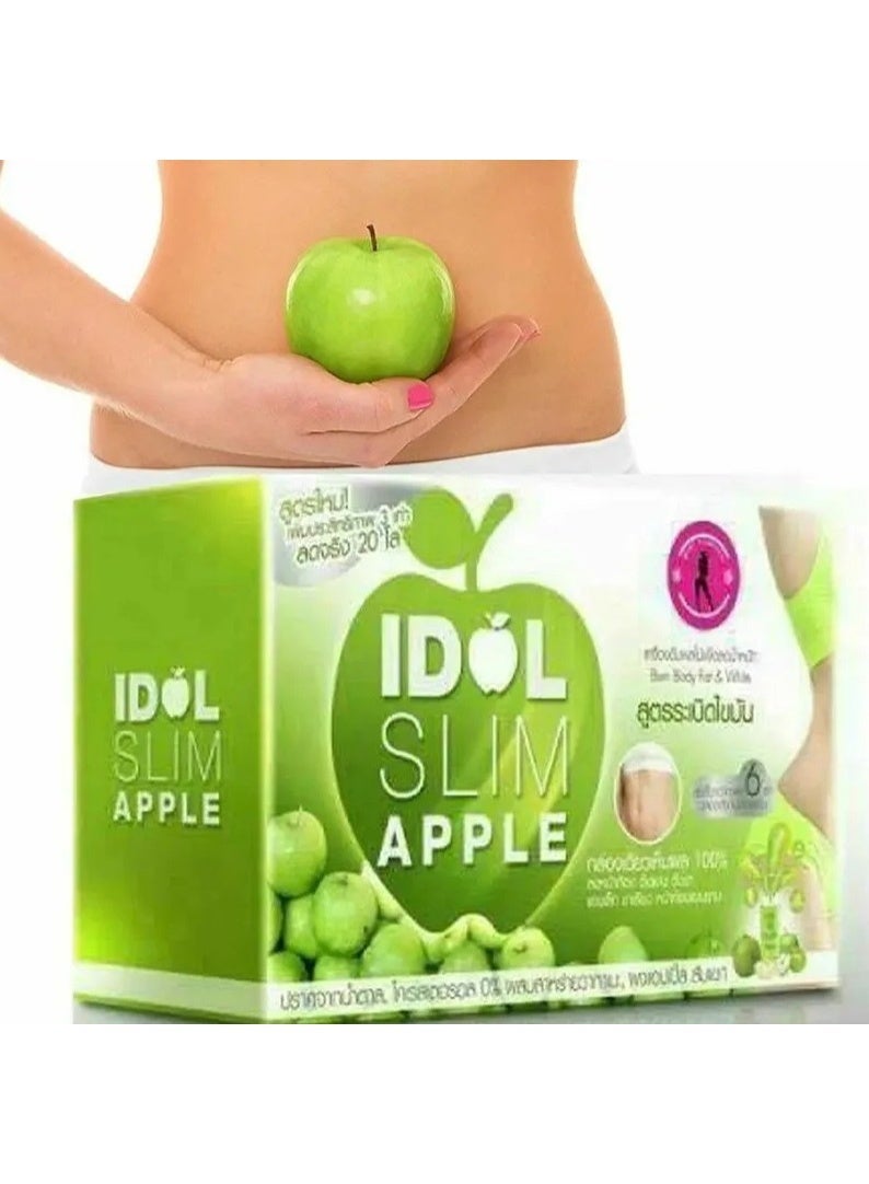 Idol Slim Apple Drink 10 Sachets | Delicious Weight Management Powder Drink - Image 1