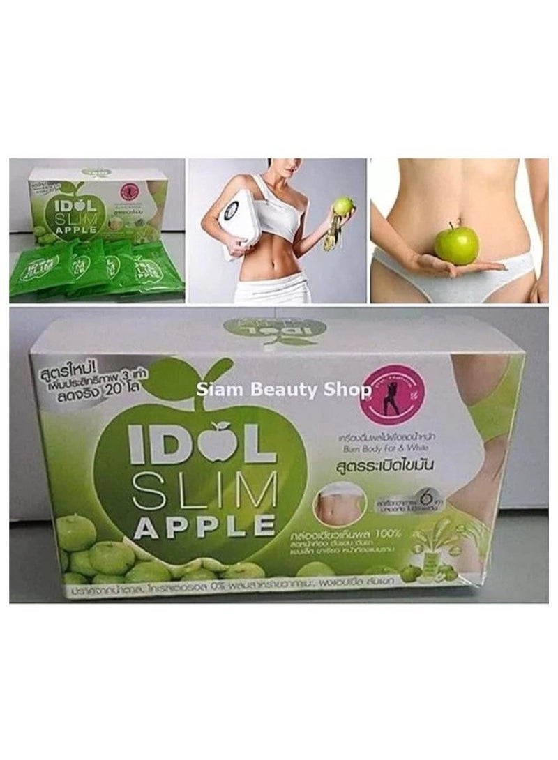Idol Slim Apple Drink 10 Sachets | Delicious Weight Management Powder Drink - Image 3